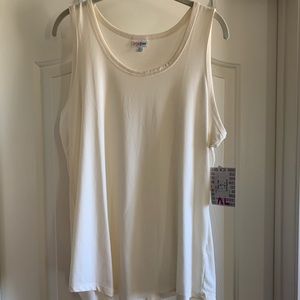 BNWT LuLaRoe Cream Tank Top XL